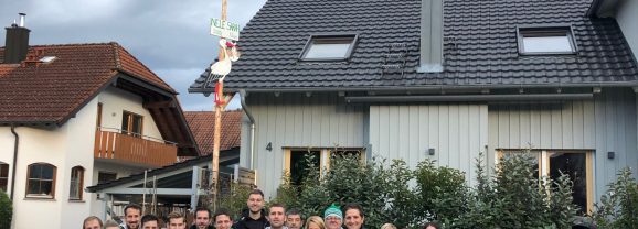 Biberach: Großer Empfang  und Maibaum für Nele Sarah Schilli